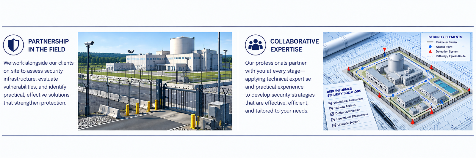 Technical facility planning and pathway integration illustration