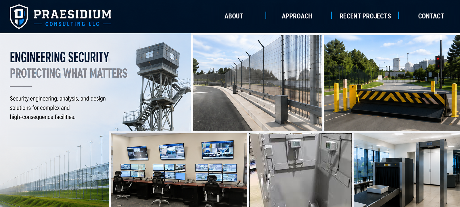 Praesidium Consulting homepage